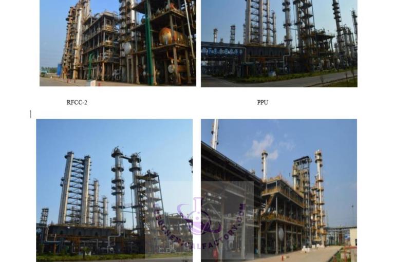 Selling a second-hand crude oil refinery with a capacity of 2 million tons per year